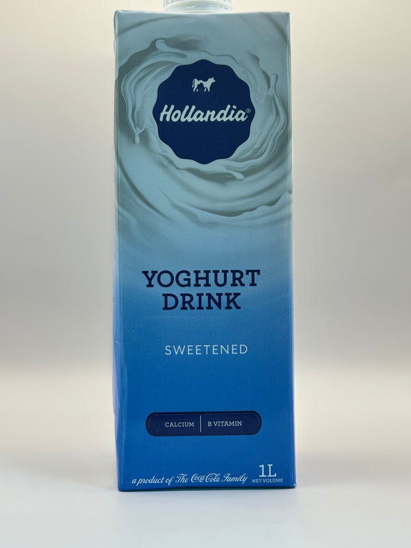 Hollandia Yoghurt (Sweetened) – Creamy, Probiotic-Rich Sweetened Yogurt Drink – 1 L