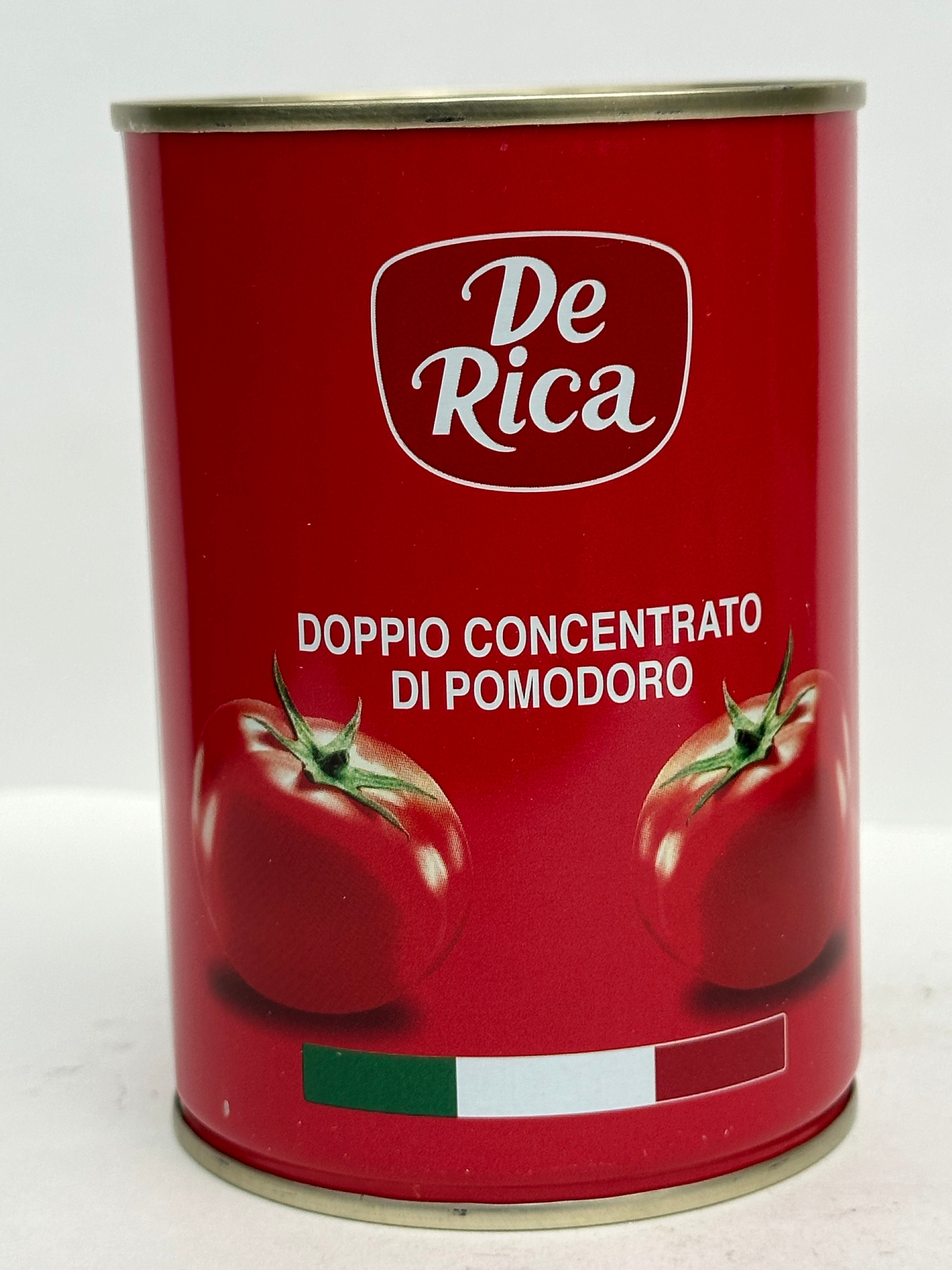 De Rica Tomato Paste – Rich, Premium Italian Roma Tomato Paste for Soups, Sauces & Stews – 400 g Tin
