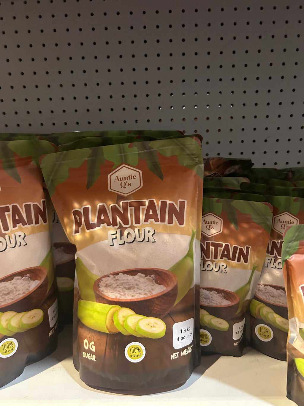 Auntie Q's Plantain Flour – Naturally Gluten-Free Flour for Swallow & Baking