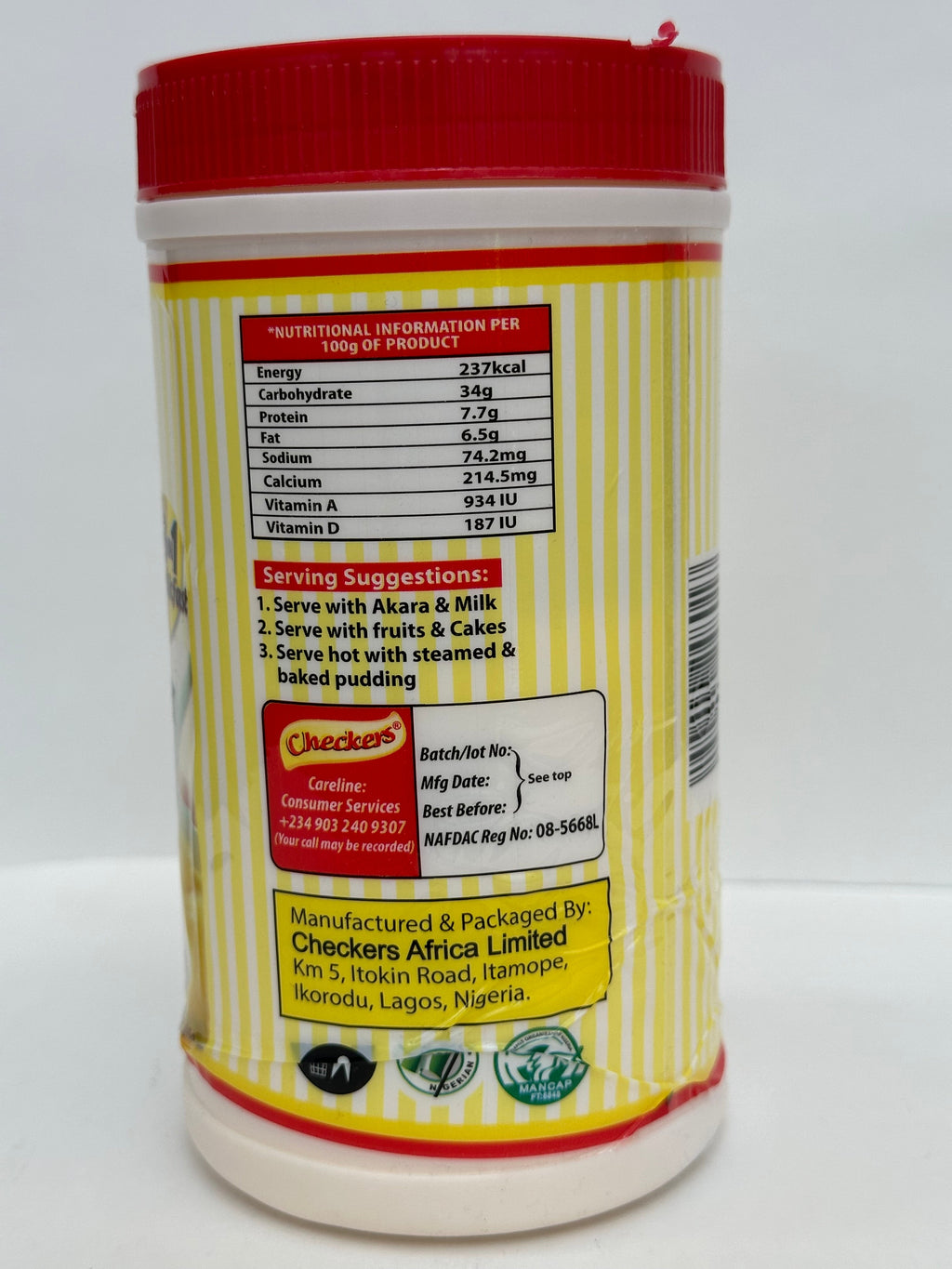 Checkers Custard Milk – Creamy, Ready-to-Mix Dessert Powder