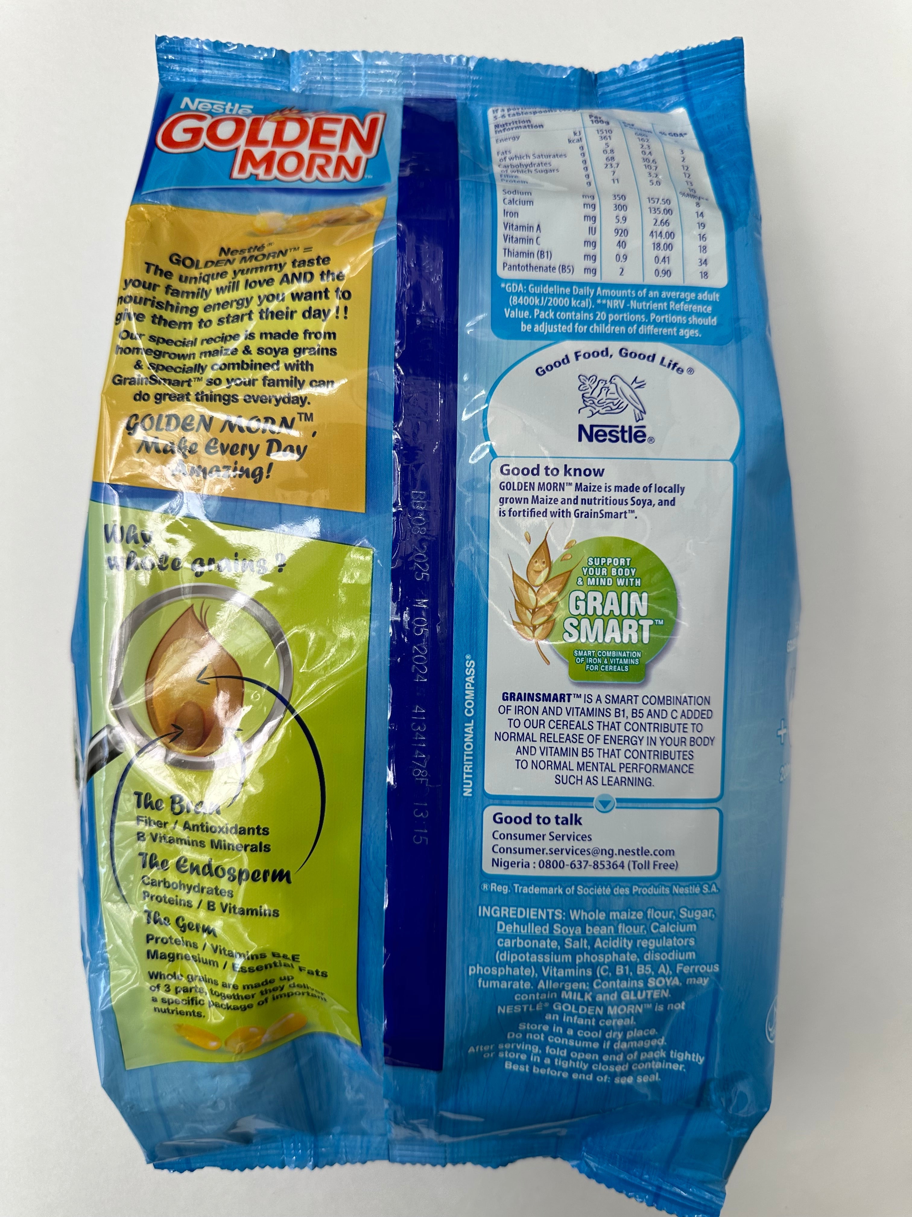 Golden Morn – Nutritious Maize & Soya Cereal for Energy Boost