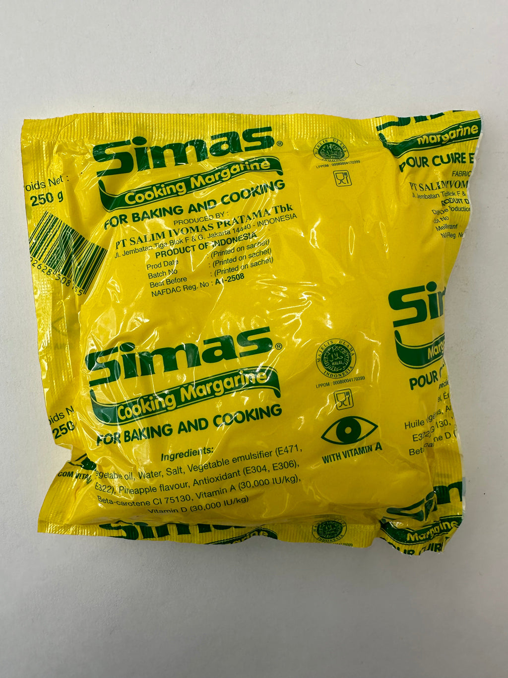 Simas Butter – Creamy, Rich Spread Ideal for Baking, Cooking & Spreads – 250 g