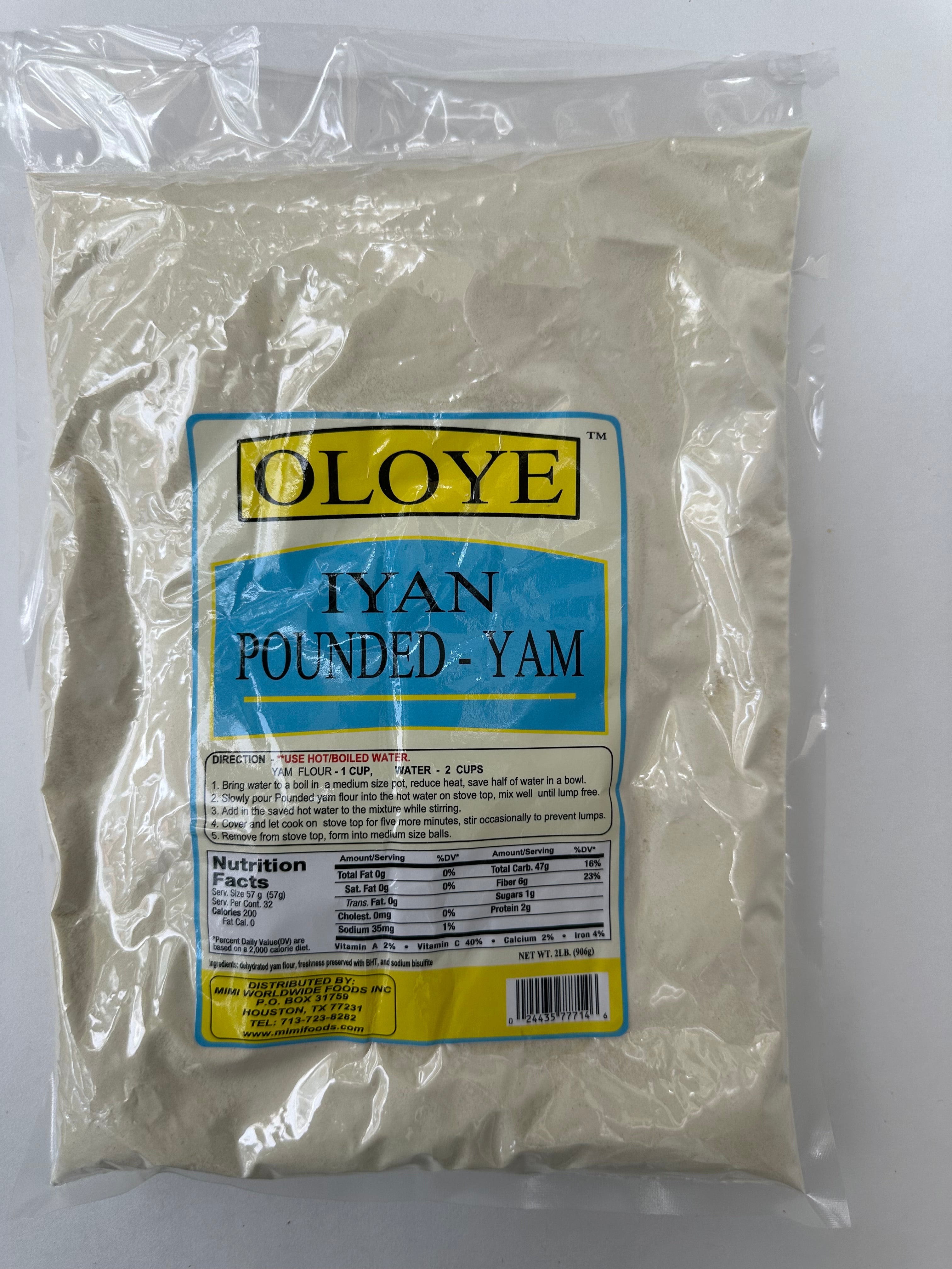 Oloye Iyan Pounded Yam – Smooth, Stretchy Swallow for Traditional Meals