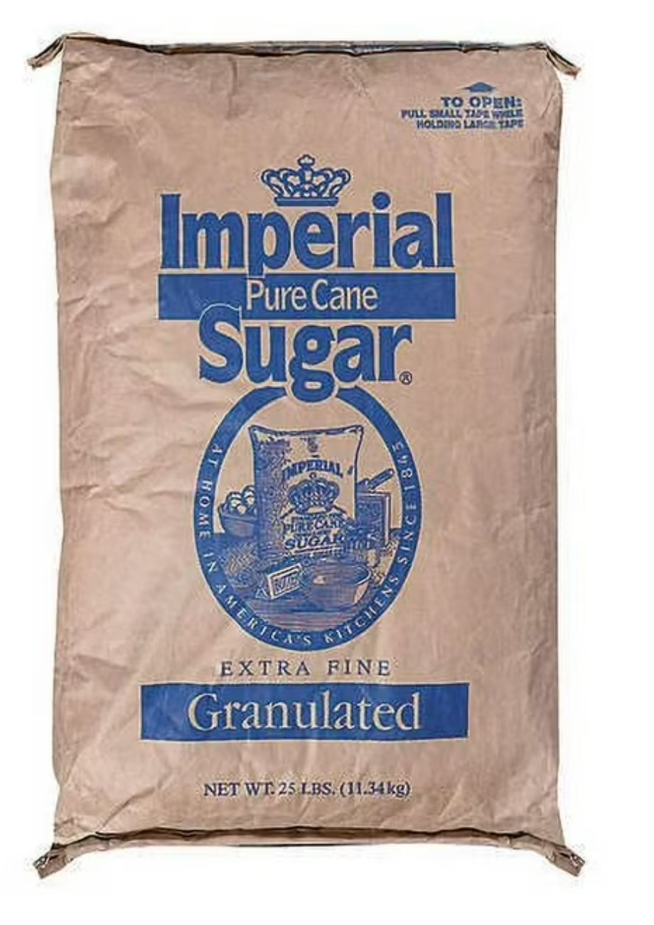 Imperial Extra Fine Granulated Sugar - 25 lbs.
