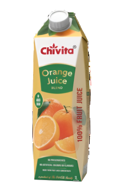 Chivita Real Orange Juice – 100% Pure, No Preservatives – 1 L