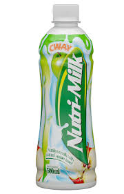 Cway Nutri-Milk Apple Drink – Creamy Fruit-Flavored Beverage Fortified with Vitamins – 500 ml